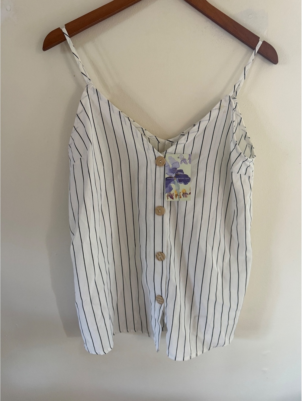 ee: some Baseball Jersey Striped Tank Top Size Small NEW